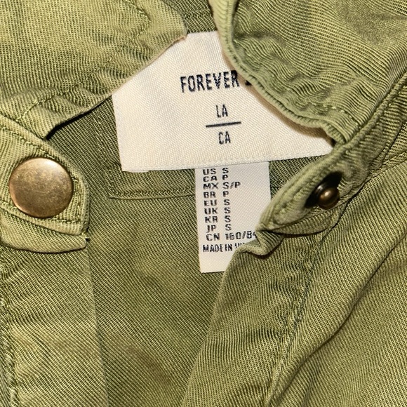 H&M Long-Sleeved “Tender Lovin’” Olive Blouse - Picture 8 of 8